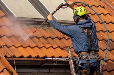 Démoussage et hydrofuge de toiture à Sarrigné